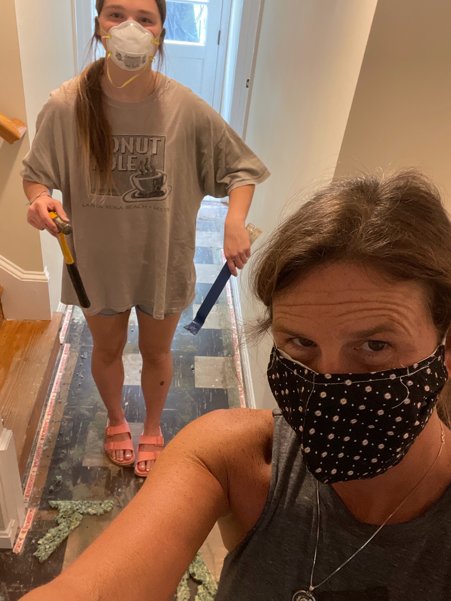 Working together on Bay Ridge basement flooring