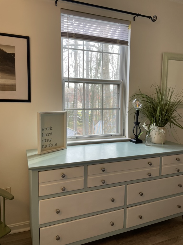 Coastal painted dresser