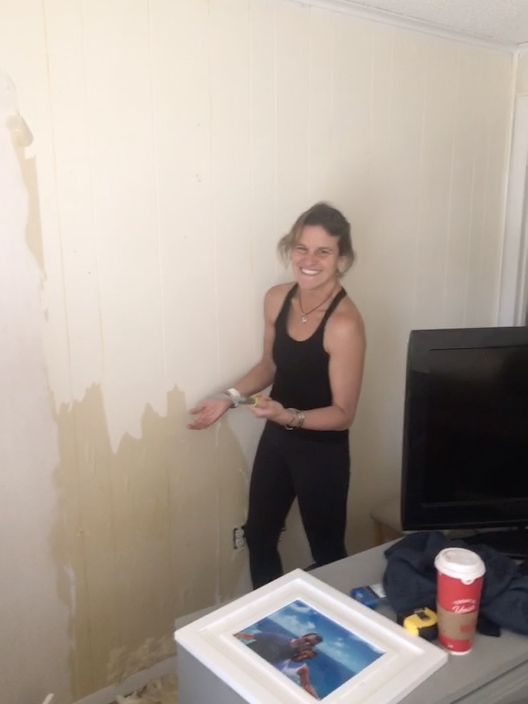 Removing wallpaper at The Lea on 141st